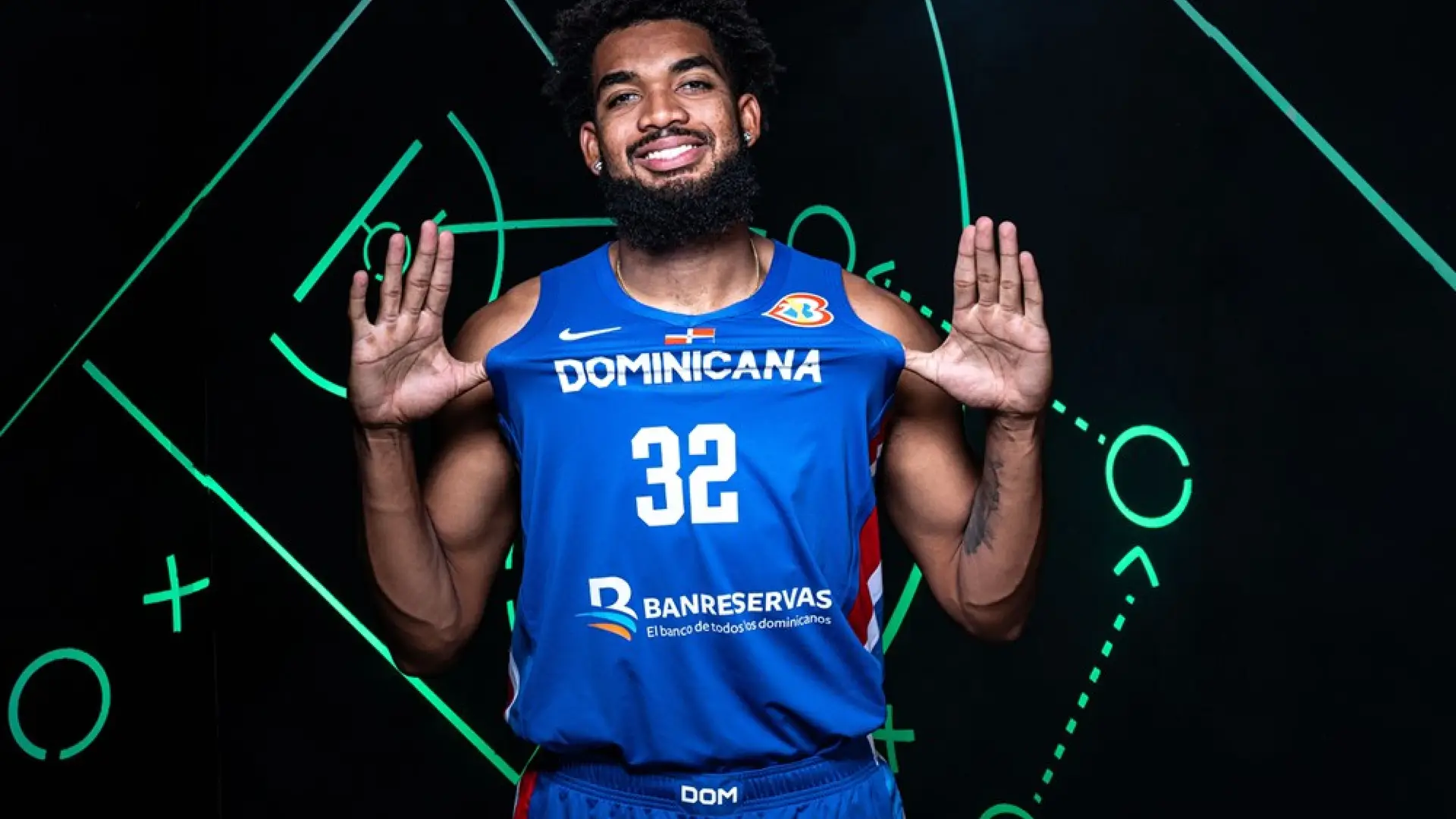 Karl-Anthony Towns, la gran esperanza de República Dominicana en el Mundial de baloncesto, Fotografía: fiba.basketball