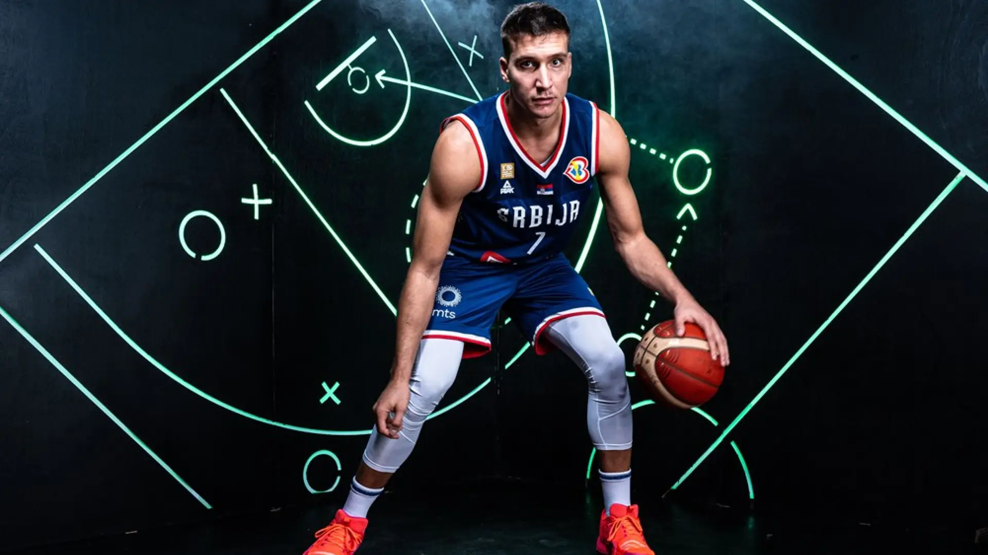 Bogdan Bogdanovic, jugador destacado de la selección Serbia que pertenece al grupo B del Mundial de baloncesto, Fotografía: fiba.basketball