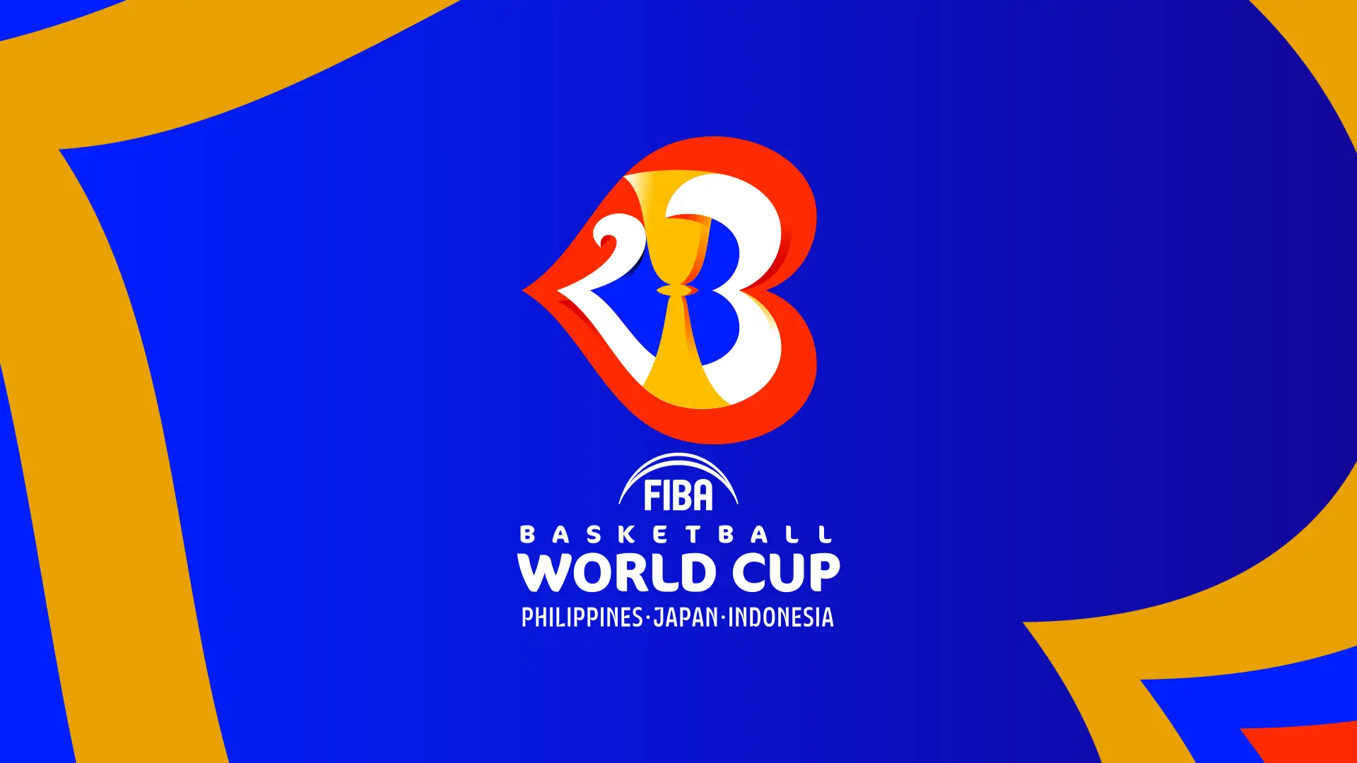 Logotipo de la Basketball World Cup o Mundial de baloncesto a disputarse en Filipinas, Japón e Indonesia
