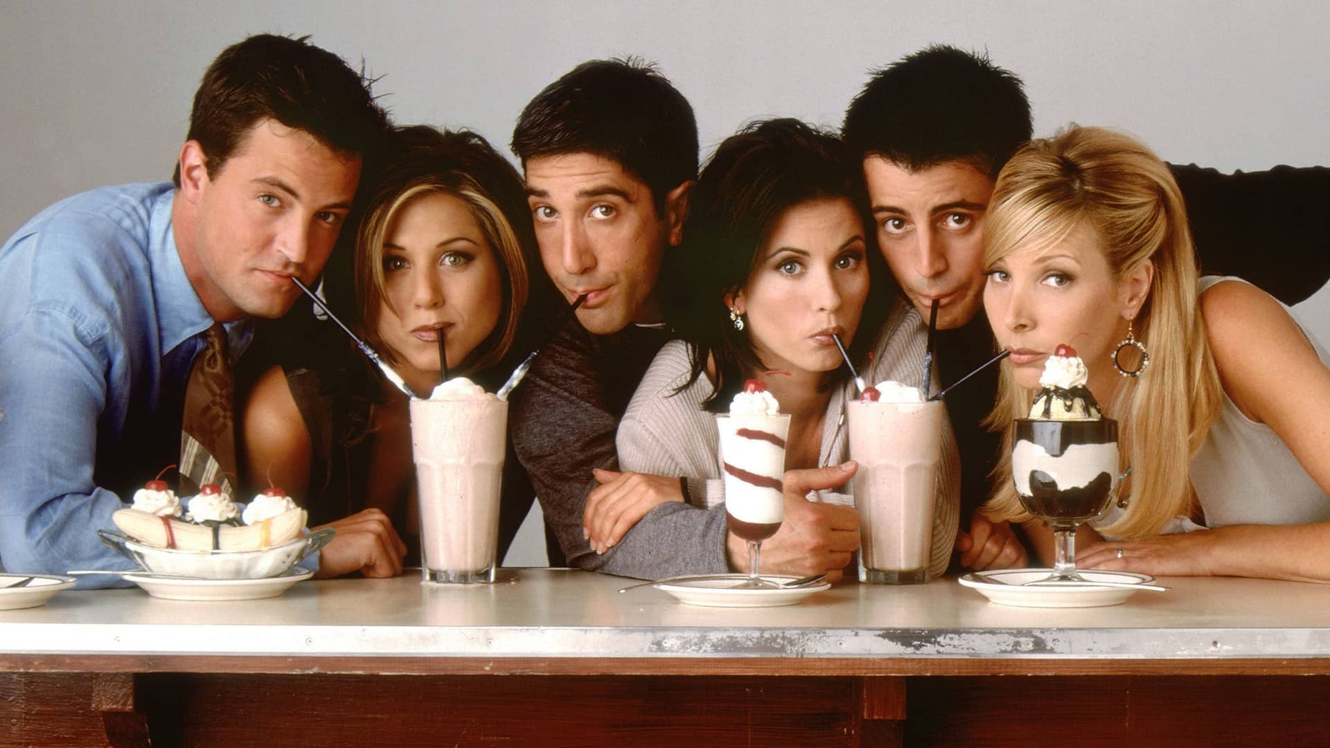 Personajes de la serie Friends que es una de las mejores series de las que dispone HBO