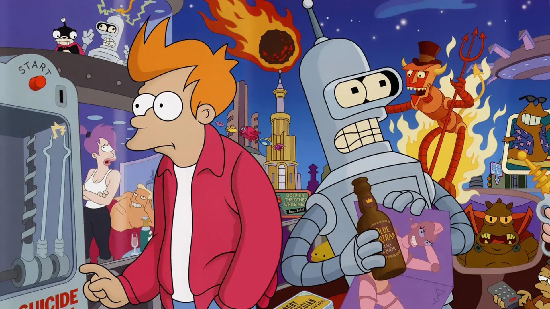 Dónde ver Futurama online en castellano: nueva temporada, personajes y películas