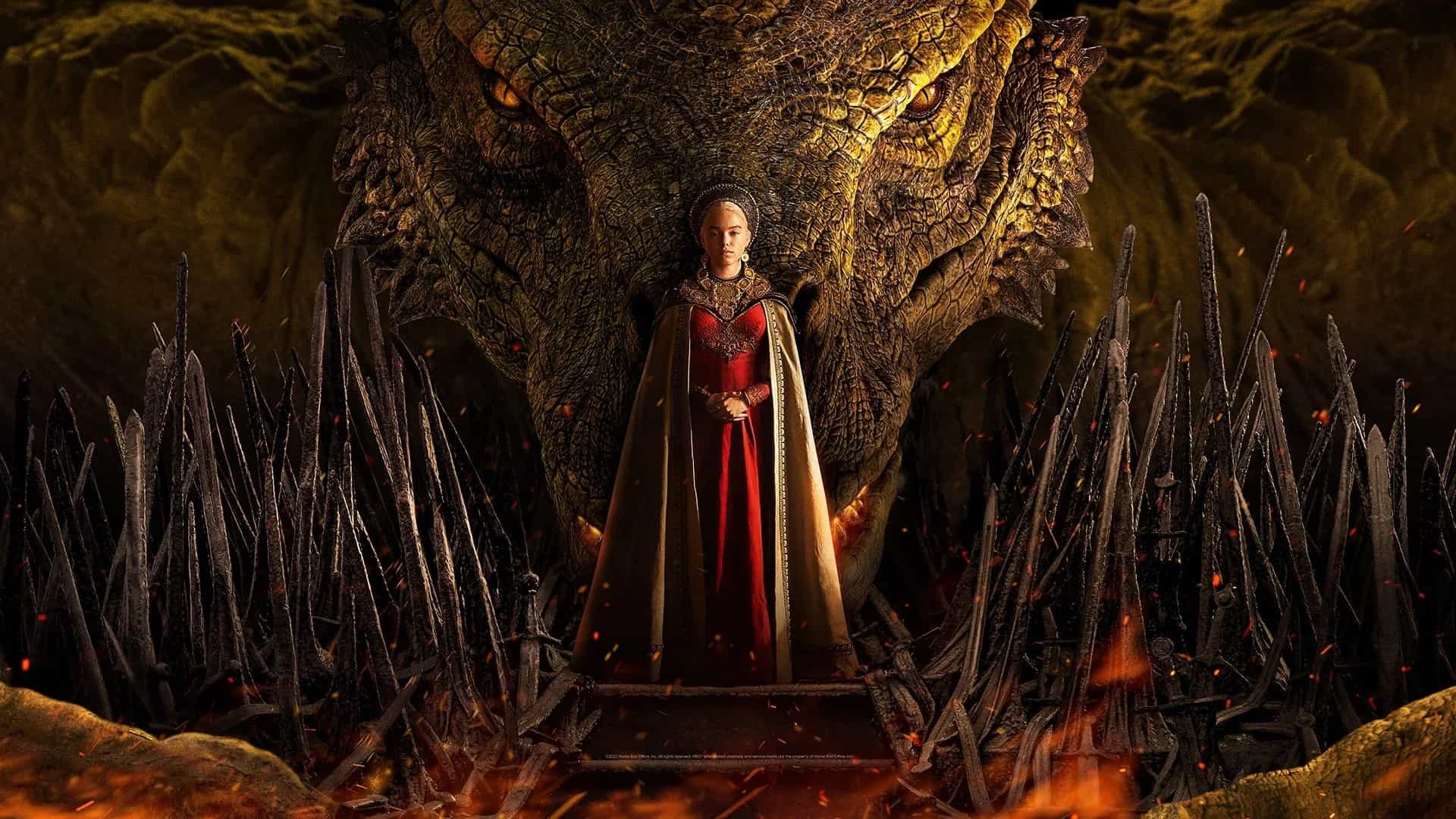 Fotograma del trailer promocional de la próxima serie de HBO Max, La Casa del Dragón, precuela de la aclamada Juego de Tronos