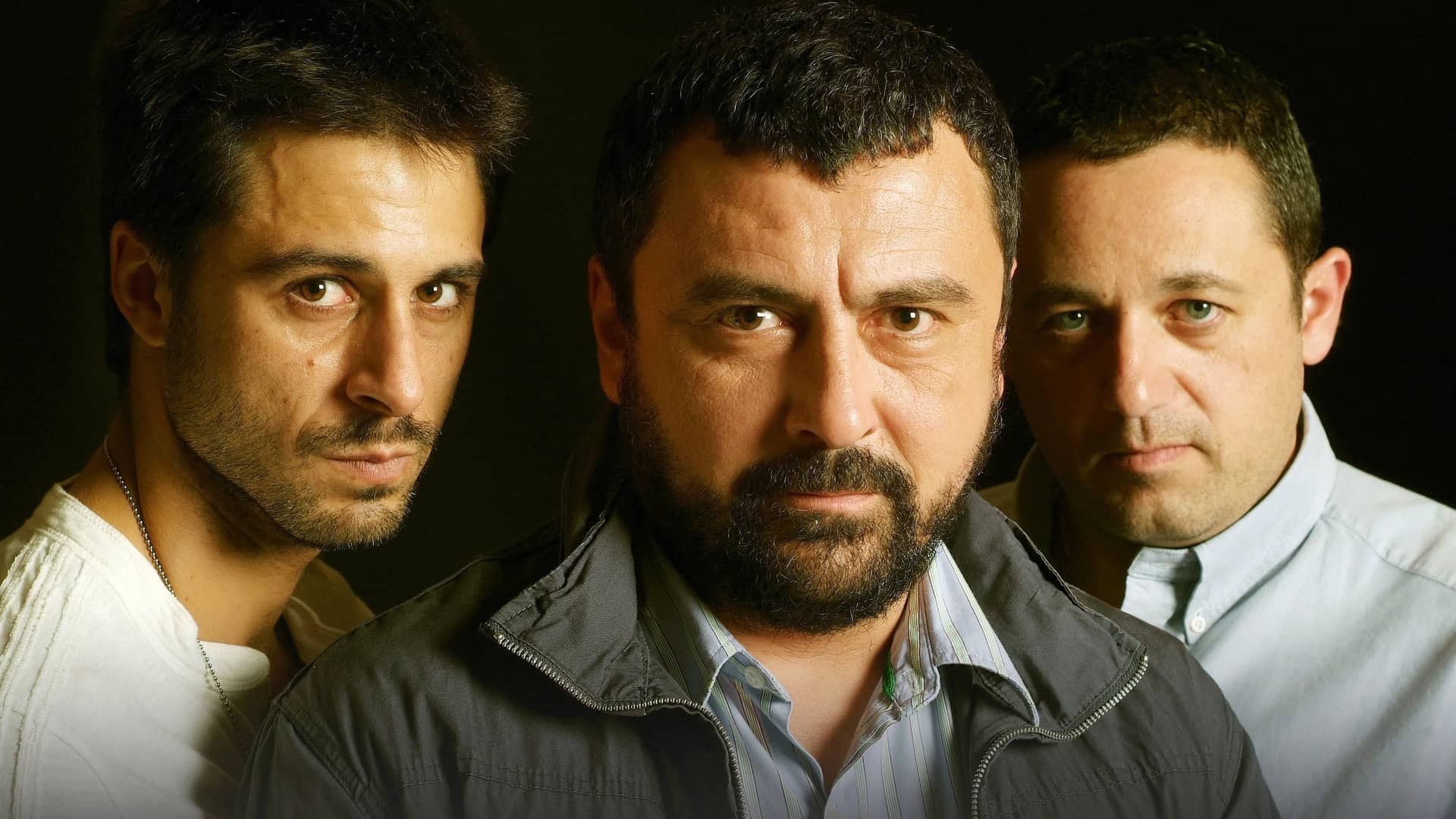 Paco, Mariano y Lucas, los tres protagonistas de la serie policiaca española los hombres de paco